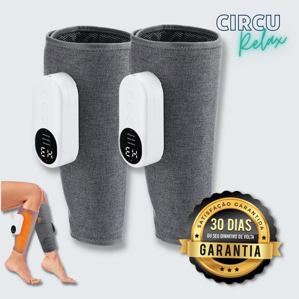 CIRCURELAX - Terapia para pernas inchadas e doloridas.