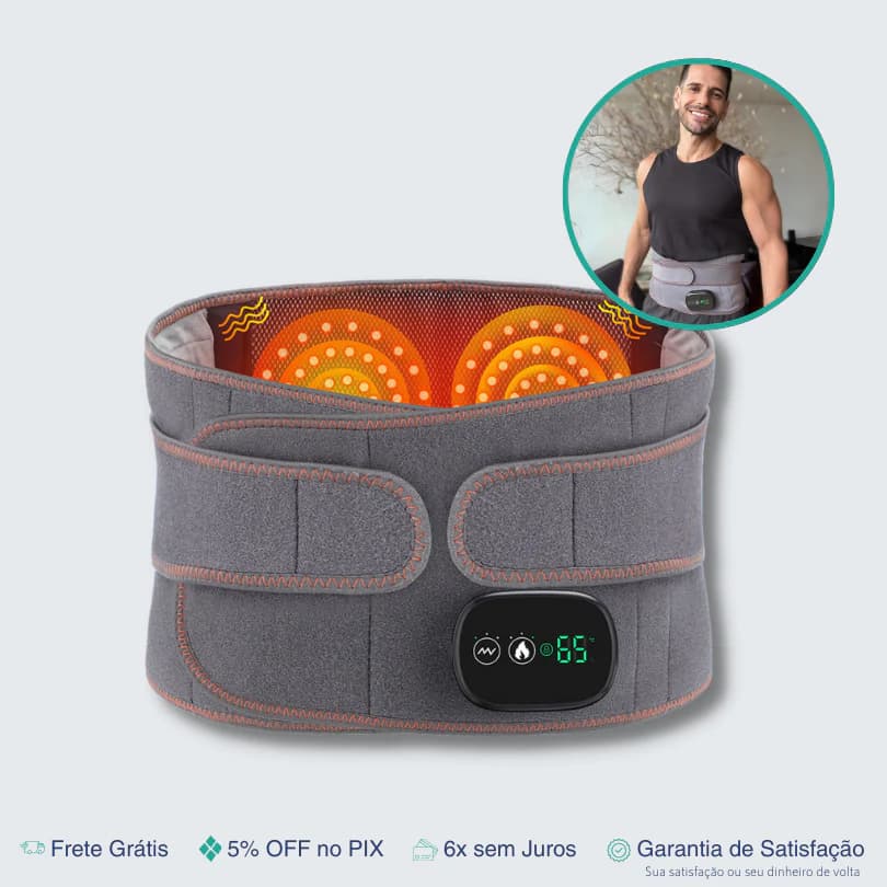 THERMOLOMBAR - Cinta massageadora e aquecimento.